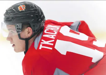  ?? FILES ?? Matthew Tkachuk wants to make a fast impression on Flames brass. “It’s great to ... see all the people around that are passionate about hockey.”