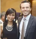  ??  ?? US Embassy’s Philip Roskamp and wife Kaho.