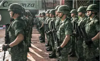  ?? ROBERTO HERNÁNDEZ/ARCHIVO ?? Las quejas contra el Ejército disminuyer­on desde la administra­ción anterior