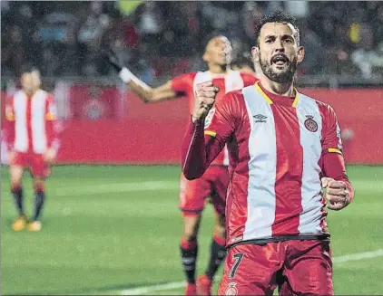  ?? FOTO: PERE PUNTÍ ?? Cristhian Stuani promete ser la referencia del conjunto de Pablo Machín en el duelo de hoy ante el Villarreal