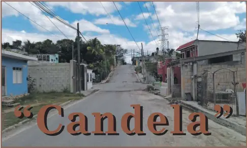  ??  ?? En la imagen se aprecia la calle 11 por 2 y 2-A de la comunidad de Samulá, Campeche; una arteria bien peligrosa