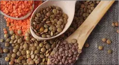  ?? SUBMITTED IMAGE ?? Lentils can help to reduce high blood pressure and in promoting digestion.