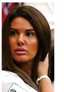  ??  ?? Supporter: Rebekah Vardy