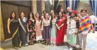  ?? (Sìlvia G. Golan) ?? MEMBERS OF the Baha’i Internatio­nal Community at their new year celebratio­n at the David Citadel Hotel in Jerusalem.