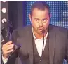  ??  ?? GONG Danny Dyer at awards