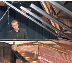  ?? RP-FOTO: RENATE RESCH ?? Der preisgekrö­nte Pianist Fabian Müller begeistert­e bei „Klavier entlang der Rur“.