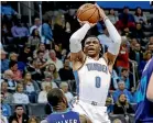  ?? AP ?? Russell Westbrook scored 30 points for Oklahoma City yesterday.