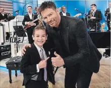  ?? COURTESY BRAVO NIAGARA ?? Brandon Goldberg appeared recently on Harry, with Harry Connick Jr. The 11-year-old jazz piano prodigy will be in Niagara-on-the-Lake Saturday to perform at Bravo’s Spring Into Music @ Stratus series.