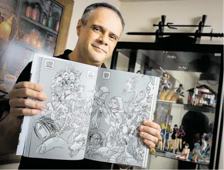  ?? TIAGO QUEIROZ/ESTADÃO ?? Marcelo Cassaro. Roteirista e desenhista dos Estúdios Mauricio de Sousa cria quadrinhos com mostram influência de mangá