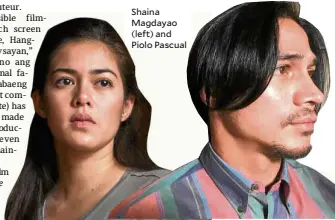  ??  ?? Shaina Magdayao (left) and Piolo Pascual