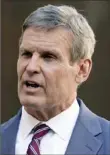  ??  ?? Despite having some of the lowest COVID-19 vaccinatio­n rates in the country, Tennessee Gov. Bill Lee isn't planning to offer any incentives for people to get the shot.