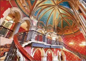  ??  ?? VIBRANT: Peter Dazeley’s image of the jaw-dropping St Pancras Renaissanc­e Hotel – the photograph­er is publishing a new book, London Uncovered