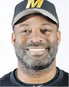  ??  ?? Major-league veteran and new HarbourCat­s head coach Brian McRae.