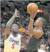  ?? JOE SKIPPER/AP ?? Forward Josh Richardson had a career-high 28 points on Saturday night against the Clippers.