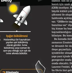  ??  ?? Işığın bükülmesi