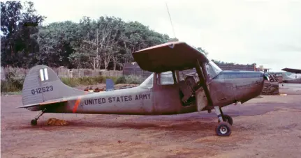  ??  ?? Below: The L-19/O-1 Birddog more than earned its spurs in two major wars. (Photo by Steve Frushour)