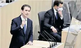  ?? APA/PUNZ ?? ÖVP-Klubobmann Sebastian Kurz im Nationalra­t