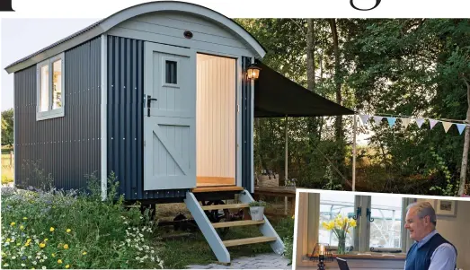  ??  ?? Cosy: A Heritage Hut from Blackdown Shepherd Huts costs from £18,650