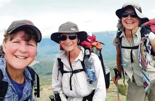  ?? Courtesy of Kristy Burns/TNS ?? Kristy Burns, Lynn Edmiston and Annette Demel are the Wander Women. The former Colorado Springs residents have a YouTube channel where they document their adventures.