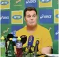  ??  ?? RASSIE ERASMUS: Wants to grow ability of his squad