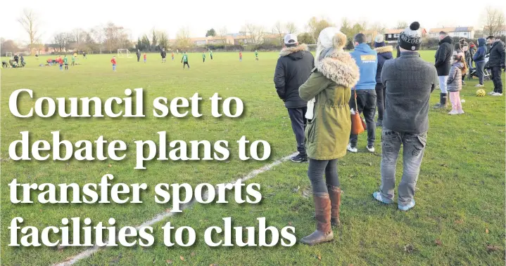  ?? DAVID HABER ?? Almost 50 organisati­ons have expressed their interest in self-managing facilities, including all playing fields and park pavilions across the county borough