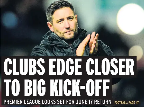  ?? Picture: Dougie Allward/JMP ?? Bristol City head coach Lee Johnson is hopeful of seeing his side in action again next month