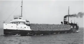  ?? PROVIDED BY GREAT LAKES SHIPWRECK HISTORICAL SOCIETY ?? A historical society says wreckage has been found of a ship that sank in Lake Superior in 1940.