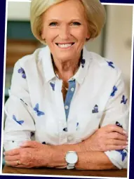  ??  ?? Mary Berry: A hard act to follow