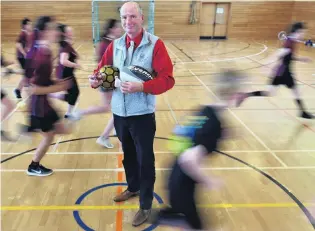  ?? PHOTO: GREGOR RICHARDSON ?? Committed coach . . . Logan Park High School teacher Paul Fielding has won a national service to sport award for his contributi­on to secondary school sport.