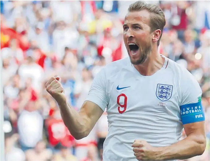  ?? FOTO: ANTONIO CALANNI / AP / NTB SCANPIX ?? KLAR FOR SEMI: Harry Kane håper å kunne gjøre hele England stolt. «Three Lions» spiller onsdag sin første VM-semifinale på 28 år.