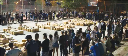  ?? (Courtesy) ?? PASSOVER FOOD packages at the ready thanks to SAHI volunteers, Jerusalem.