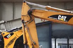  ??  ?? Caterpilla­r machines are seen at a constructi­on site in New York City. — Reuters photo