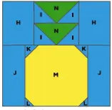  ??  ?? Pineapple Block Layout Diagram