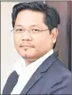  ??  ?? CONRAD SANGMA, PA Sangama's son, is all set to create history as he has emerged as top choice for Meghalaya.