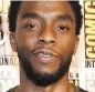  ??  ?? Chadwick Boseman