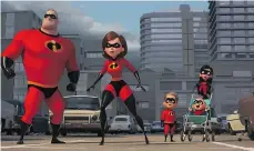  ?? PIXAR ?? The incredible Parr family is back after 14 years away.