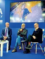  ?? ?? La conferenza stampa alla Bit di Milano