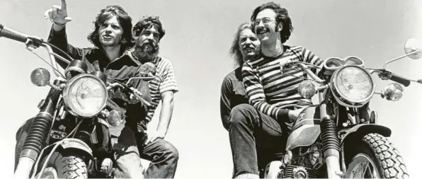  ?? Foto: Michael Ochs Archives, Getty Images ?? John, Doug, Tom und Stu (von links): Creedence Clearwater Revival um 1970.