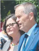  ?? CHALLENGE: Bill Shorten announces Ged Kearney as the Labor candidate to contest the Batman by- election. ??