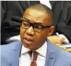  ??  ?? GUILTY PLEA: Mduduzi Manana