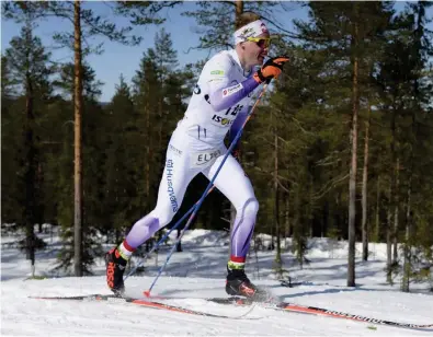  ?? FOTO: LEHTIKUVA/VESA MOILANEN ?? OS-vinnaren Iivo Niskanen är som allra bäst i klassisk stil – speciellt i diagonal stil.
■