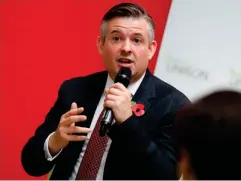  ?? (AFP/Getty) ?? Labour’s Jonathan Ashworth says Boris Johnson has shown a ‘reckless failure to protect our borders’