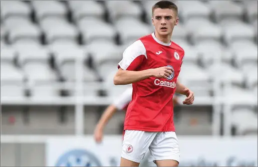  ??  ?? Niall Morahan impressed Rovers boss Ger Lyttle during Saturday’s friendly. Pic: Sportsfile.