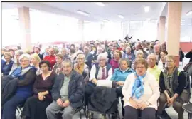  ?? (Photos Maguy) ?? De très nombreux adhérents ont assisté à cette assemblée générale à la salle Costagutta.