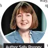  ?? ?? Author Sally Rooney
