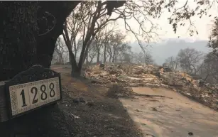  ?? Courtesy Hirsch family ?? The house where Lily Hirsch grew up in Santa Rosa burned to the ground shortly after her parents were evacuated late last Sunday.