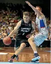  ??  ?? Kirk Penney paced the Breakers with 21 points in their upset victory over the 36ers in Adelaide.