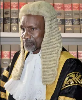  ??  ?? Hon. Justice Mahmud Mohammed, Justice of Supreme Court