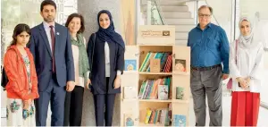  ?? Supplied photo ?? The initiative offers Arab and refugee children access to books. —