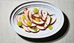  ?? PHOTOS BY STACY ZARIN GOLDBERG FOR THE WASHINGTON POST ?? Peach and Tarragon Salad.